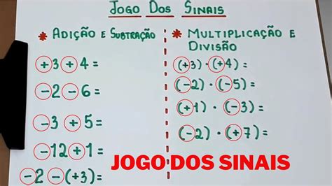 jogo de sinais